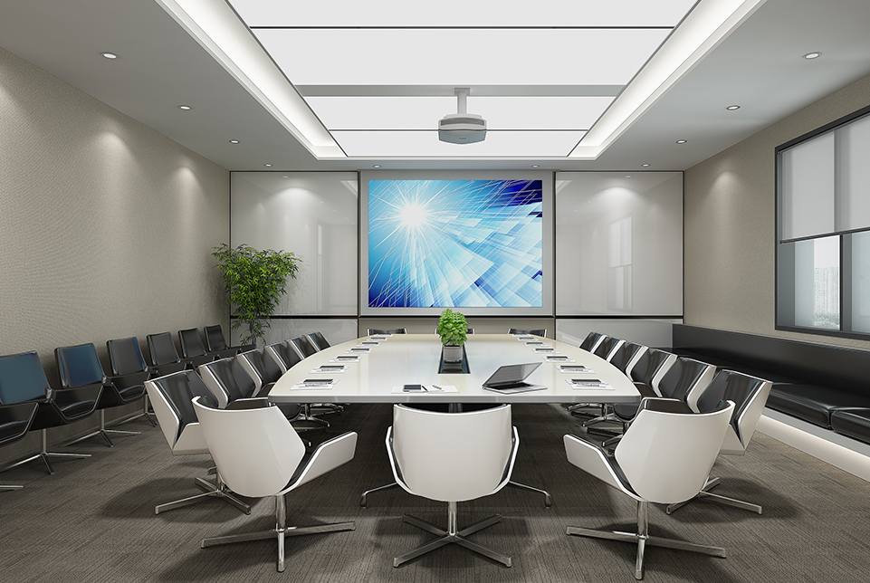 上海亞數(shù)信息科技辦公會議室裝修設(shè)計(jì)效果圖