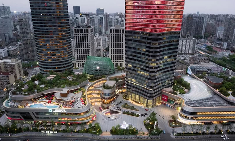 上海白玉蘭廣場寫字樓遠景 上海白玉蘭廣場寫字樓遠景